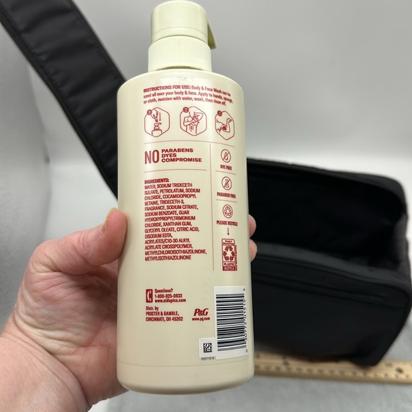 Old Spice Gentleman’s Blend-Body & Face Wash with Dopp AXE Bag-Lot of 2 Items - Picture 9 of 11
